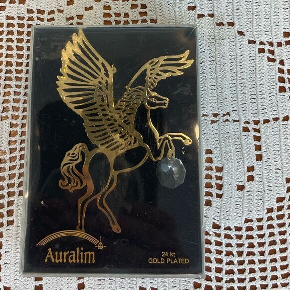 Vintage AURALIM 24k gold plated Christmas tree ornament || Christmas decorations - Picture 9 of 9